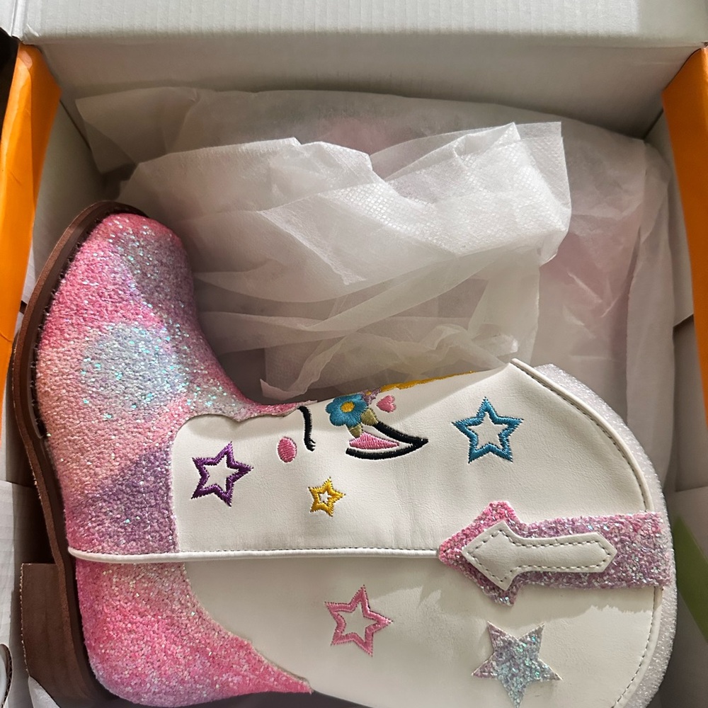 Sparkly Star Kids Boots